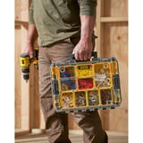 Stanley PRO-STACK Organizer Duo-Pack, Boîte à outils Noir/transparent