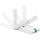 TP-Link TL-WN822N WLAN 300 Mbit/s, Adaptateur WLAN Blanc, Sans fil, Mini-USB, WLAN, Wi-Fi 4 (802.11n), 300 Mbit/s, Blanc, Vente au détail