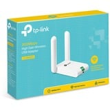 TP-Link TL-WN822N WLAN 300 Mbit/s, Adaptateur WLAN Blanc, Sans fil, Mini-USB, WLAN, Wi-Fi 4 (802.11n), 300 Mbit/s, Blanc, Vente au détail