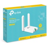 TP-Link TL-WN822N carte réseau WLAN 300 Mbit/s, Adaptateur WLAN Blanc, Sans fil, Mini-USB, WLAN, Wi-Fi 4 (802.11n), 300 Mbit/s, Blanc, Vente au détail