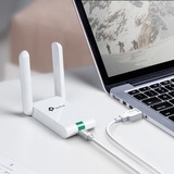 TP-Link TL-WN822N carte réseau WLAN 300 Mbit/s, Adaptateur WLAN Blanc, Sans fil, Mini-USB, WLAN, Wi-Fi 4 (802.11n), 300 Mbit/s, Blanc, Vente au détail