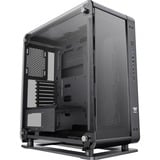 Thermaltake Core P6 Tempered Glass Mid Tower Midi Tower Noir, showcase Noir | 4x USB-A | 1x USB-C | Verre Trempé