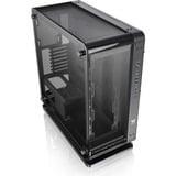 Thermaltake Core P6 Tempered Glass Mid Tower Midi Tower Noir, showcase Noir | 4x USB-A | 1x USB-C | Verre Trempé
