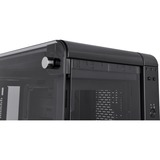 Thermaltake Core P6 Tempered Glass Mid Tower Midi Tower Noir, showcase Noir | 4x USB-A | 1x USB-C | Verre Trempé