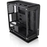 Thermaltake Core P6 Tempered Glass Mid Tower Midi Tower Noir, showcase Noir | 4x USB-A | 1x USB-C | Verre Trempé