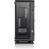 Thermaltake Core P6 Tempered Glass Mid Tower Midi Tower Noir, showcase Noir | 4x USB-A | 1x USB-C | Verre Trempé