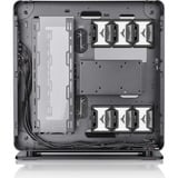 Thermaltake Core P6 Tempered Glass Mid Tower Midi Tower Noir, showcase Noir | 4x USB-A | 1x USB-C | Verre Trempé