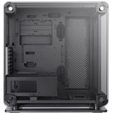 Thermaltake Core P6 Tempered Glass Mid Tower Midi Tower Noir, showcase Noir | 4x USB-A | 1x USB-C | Verre Trempé