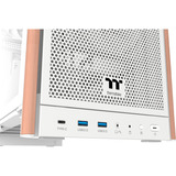Thermaltake S370 WS boîtier midi tower Blanc | 2x USB-A | 1x USB-C | Verre Trempé