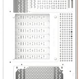 Thermaltake  boîtier midi tower Blanc | 2x USB-A | 1x USB-C | Window