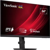 ViewSonic VA VA2408-HDJ écran plat de PC 61 cm (24") 1920 x 1080 pixels Full HD LED Noir 23.8" Moniteur Noir (Mat), 1x DisplayPort, 1x HDMI, 1x VGA, 61 cm (24"), 1920 x 1080 pixels, Full HD, LED, 5 ms, Noir