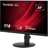 ViewSonic VA VA2408-HDJ écran plat de PC 61 cm (24") 1920 x 1080 pixels Full HD LED Noir 23.8" Moniteur Noir (Mat), 1x DisplayPort, 1x HDMI, 1x VGA, 61 cm (24"), 1920 x 1080 pixels, Full HD, LED, 5 ms, Noir
