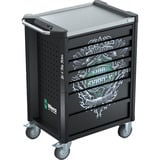 Wera 9705 Tool Rebel Chariot d'atelier Stainless 1, avec équipement, Chariot à outils Noir/Argent