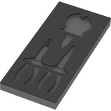 Wera 9881 Insert en mousse pour ensemble de pinces KNIPEX 2, vide, Dépôt Noir/gris