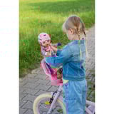 ZAPF Creation BABY born® Siège de vélo, Accessoires de poupée rose fuchsia/Bleu