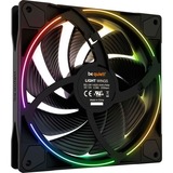 be quiet! Light Wings PWM high-speed ventilateur de boîtier RGB  Noir, 140 x 140 x 25 mm