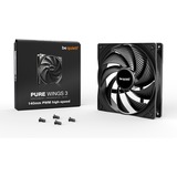 be quiet! Pure Wings 3 140mm PWM high-speed , Ventilateur de boîtier Noir