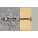 fischer Cheville à expansion SX Plus 4x20 Gris clair