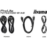 iiyama ProLite T2752MSC-B1AG 27" Moniteur tactile  Noir (Mat)