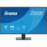 iiyama ProLite X2797HSU-B1 27" Moniteur Noir (Mat), 1x DisplayPort, 1x HDMI, 2x USB-C, 2x USB-A, 120 Hz, 68,6 cm (27"), 1920 x 1080 pixels, Full HD, LED, 4 ms, Noir