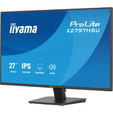 iiyama ProLite X2797HSU-B1 27" Moniteur Noir (Mat), 1x DisplayPort, 1x HDMI, 2x USB-C, 2x USB-A, 120 Hz, 68,6 cm (27"), 1920 x 1080 pixels, Full HD, LED, 4 ms, Noir