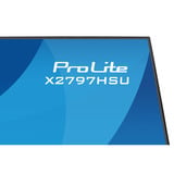 iiyama ProLite X2797HSU-B1 27" Moniteur Noir (Mat), 1x DisplayPort, 1x HDMI, 2x USB-C, 2x USB-A, 120 Hz, 68,6 cm (27"), 1920 x 1080 pixels, Full HD, LED, 4 ms, Noir