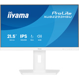 iiyama ProLite XUB2293HSU-W7 21.5" Moniteur  Blanc (mat), 100 Hz, HDMI, DisplayPort, audio, USB
