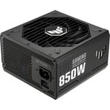 ASUS TUF Gaming Gold alimentation modulaire 850 watt Noir, 1x 12V-2x6, 3x PCIe, 850 W, 100 - 240 V, 130 W, 850 W, 130 W, 9,6 W