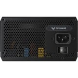 ASUS TUF Gaming Gold alimentation modulaire 850 watt Noir, 1x 12V-2x6, 3x PCIe, 850 W, 100 - 240 V, 130 W, 850 W, 130 W, 9,6 W