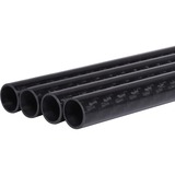 Alphacool Tube dur en carbone13mm 4x 80cm bk Noir