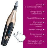 Beurer MP 84 Special Edition, Soin des ongles Or