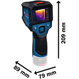 Bosch GTC 12V-450-13 Professional, 0601083901, Détecteur thermique Bleu/Noir