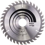 Bosch Lames de scies circulaires Optiline Wood, Lame de scie Bois, 16,5 cm, 3 cm, 1,6 mm, 2,6 mm, 15°