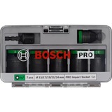 Bosch Set d'embouts à douille d'impact PRO 1/2", 7 pièces, Clés mixtes à cliquet Noir