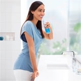 Braun AquaCare 4 Jets dentaire, Soins buccaux Blanc, Blanc, Irrigateur oral sans fil, Brosse à dents rotative oscillante, Boutons, Batterie, 159 mm