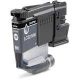 Brother LC521BK Cartouche d'encre originale - Noir Noir, 1 pièce(s), 500 pages, Paquet unique