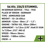 COBI Sd.Kfz. 234/3 Stummel, Jouets de construction 