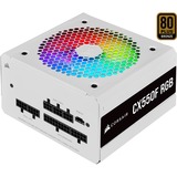 Corsair CX550F RGB, 550 Watt, Alimentation Blanc, 2x PCIe, Full Cable Management