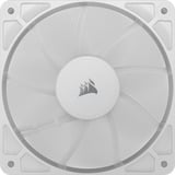 Corsair RS120 PWM, Ventilateur de boîtier Blanc, 3 pièces, connecteur de ventilateur PWM à 4 broches