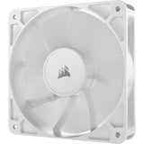 Corsair RS120 PWM, Ventilateur de boîtier Blanc, 3 pièces, connecteur de ventilateur PWM à 4 broches
