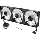 Corsair RS360 II ARGB ventilateur de boîtier Noir, 360 x 120 x 26 mm, PWM