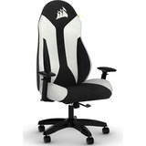 Corsair TC60 Siège de jeu sur PC Siège rembourré Noir, Blanc, Siège gaming Blanc/Noir, Siège de jeu sur PC, 120 kg, Siège rembourré, Dossier rembourré, Noir, Nylon