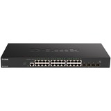 D-Link DXS-1210-28T, Switch Géré, L2/L3, 10G Ethernet (100/1000/10000), Grille de montage, 1U