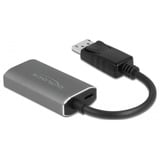 DeLOCK DisplayPort 1.4 > HDMI, Adaptateur Noir/gris, 0,2 mètres, 8K, HDR