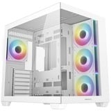 DeepCool CG530 4F boîtier midi tower Blanc | 2x USB-A | 1x USB-C | RGB | Verre Trempé