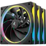DeepCool FL12R SE 3IN1 ventilateurs de boîtier RGB  Noir, 3 pièces, 120 x 120 x 25 mm, PWM