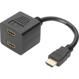 Digitus Câble répartiteur en Y HDMI, Câble en Y Noir