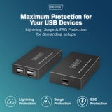 Digitus DA-73120, Rallonge USB Noir