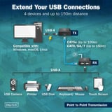 Digitus DA-73120, Rallonge USB Noir