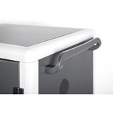 Digitus DN-45002 chariot et rangement roulant Autonome Noir station de recharge Noir, 30x USB-A, Autonome, Noir, Sol, Acrylonitrile-Butadiène-Styrène (ABS), Aluminium, Acier, Ordinateur portable, 39,6 cm (15.6")